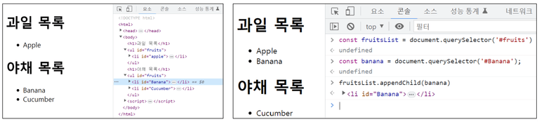 appendChild