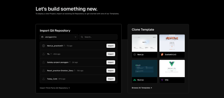select repo